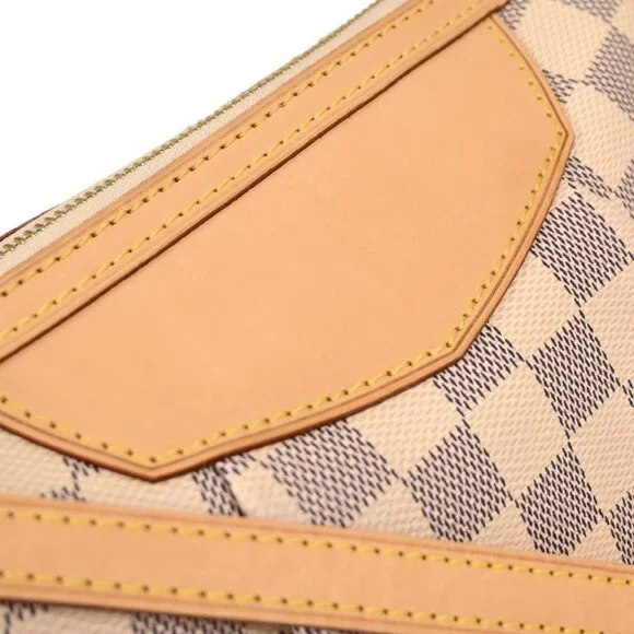 Louis Vuitton Damier Azur Siracusa PM Crossbody Bag N41113 GI5113 154929 - Picture 3 of 10